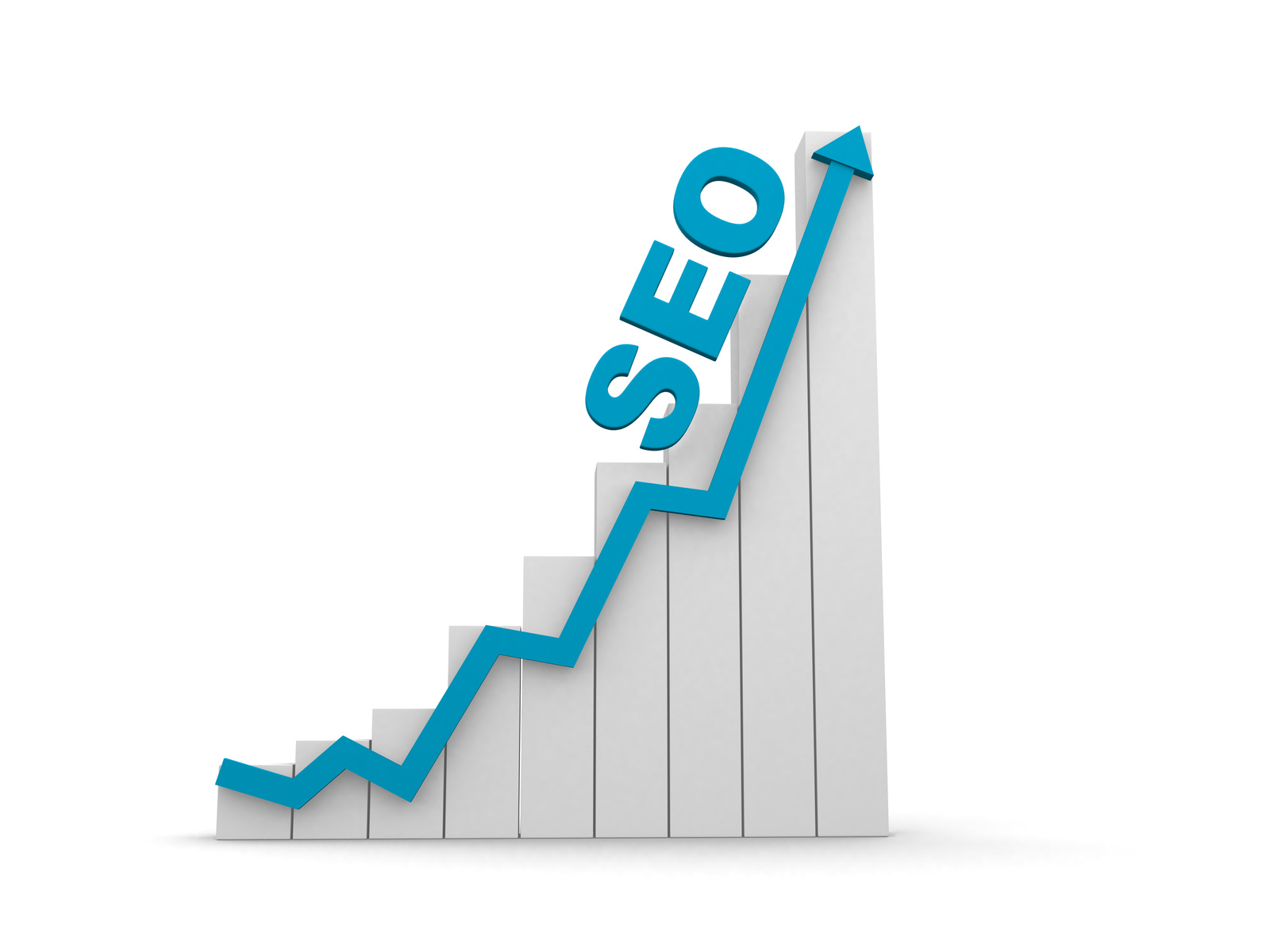 3d graph. SEO concept